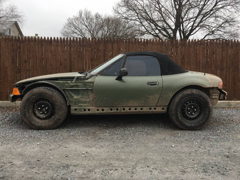 Illustration for article titled Good Afternoon, I Have Discovered The Best BMW Z3; It Is This Nasty Off-Road Beast